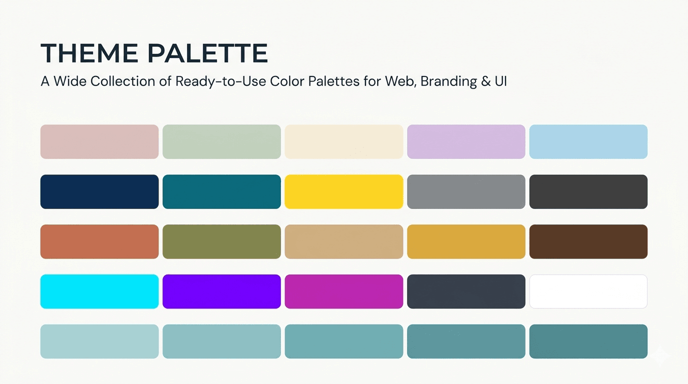Large Color Palette Showcase