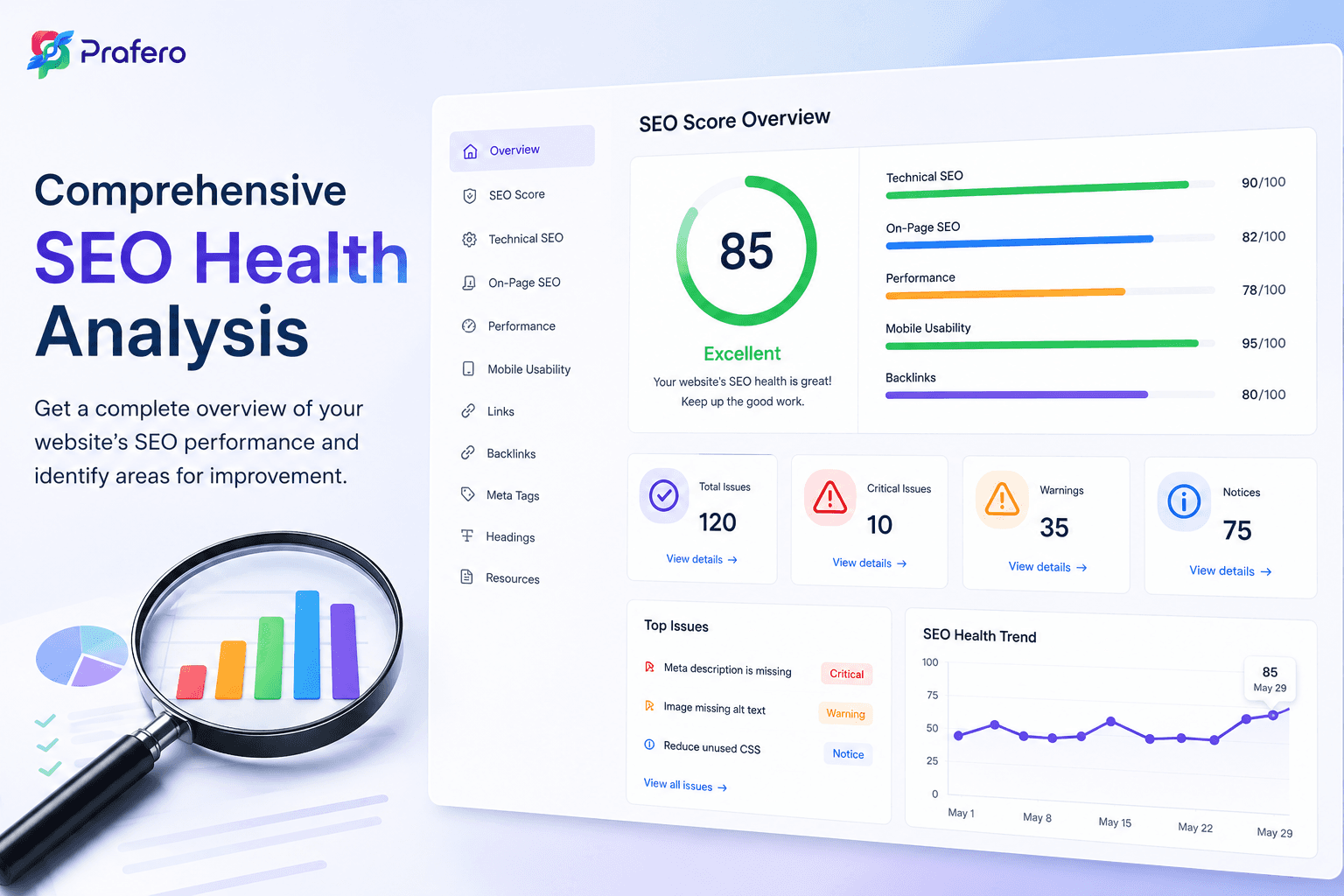 Comprehensive SEO Health Analysis