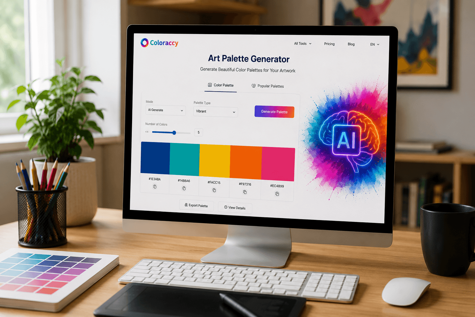 AI-Powered Art Palette Generation