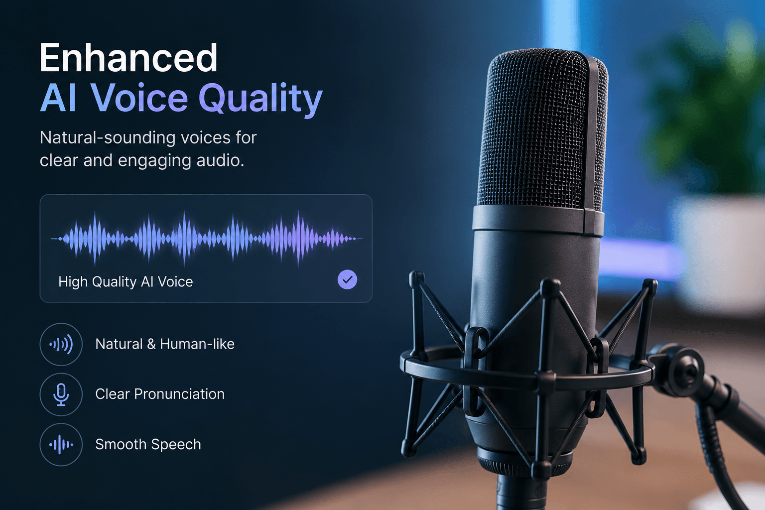 Enhanced AI Voice Quality