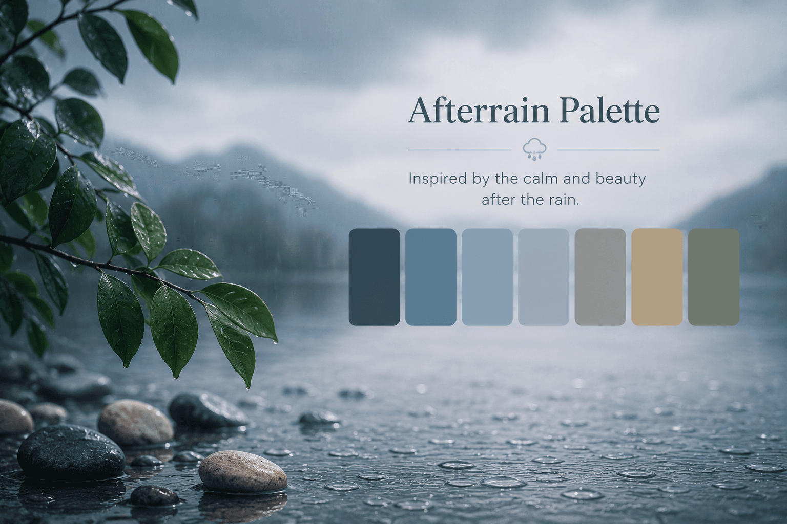 Rain-Inspired Soft Color Harmony